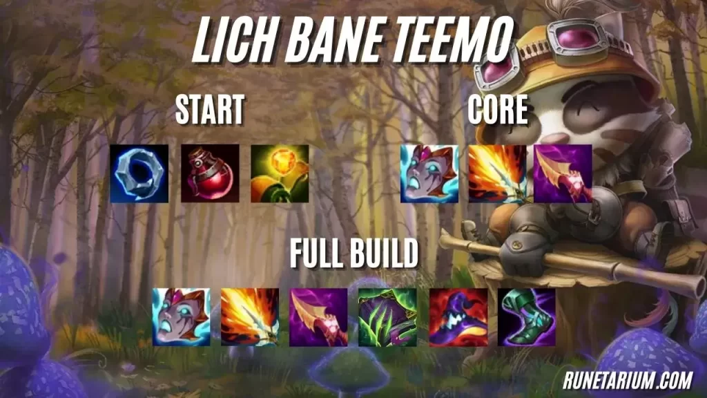 Lich Bane Teemo Super Fun Build! (Guide complet 2024)
